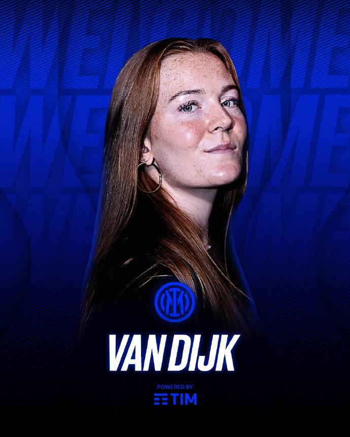 开云体育官方网-奇妙的重名，国米官宣签下荷兰女足前锋范戴克